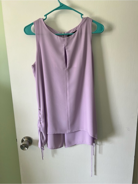 Simple Sanctuary Tops - Sanctuary Lilac Sleeveless High-Low Blouse sm NWT